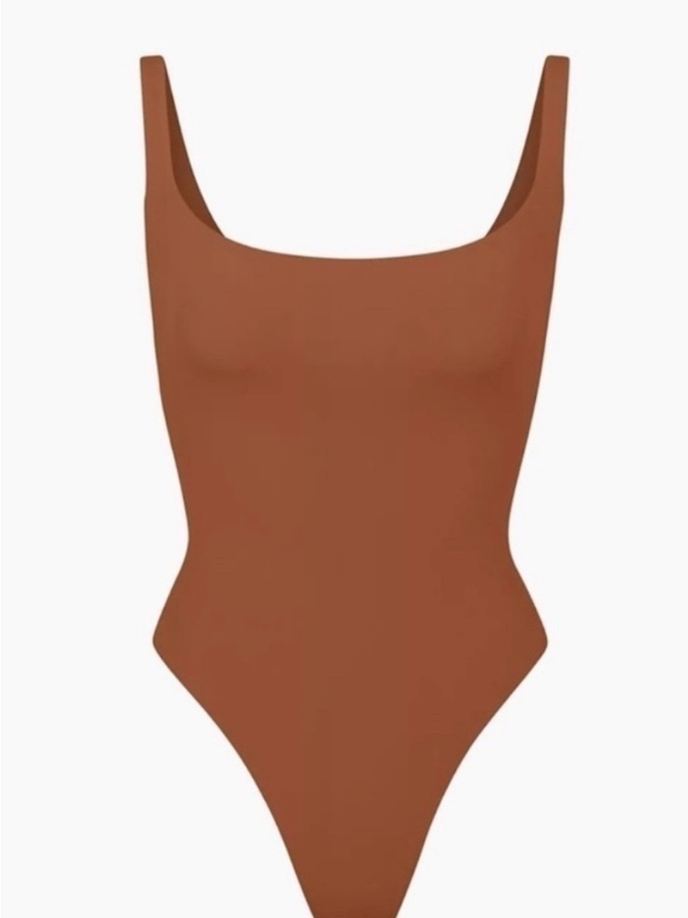 Skims Bronze Fits every body Square neck body suit NWT